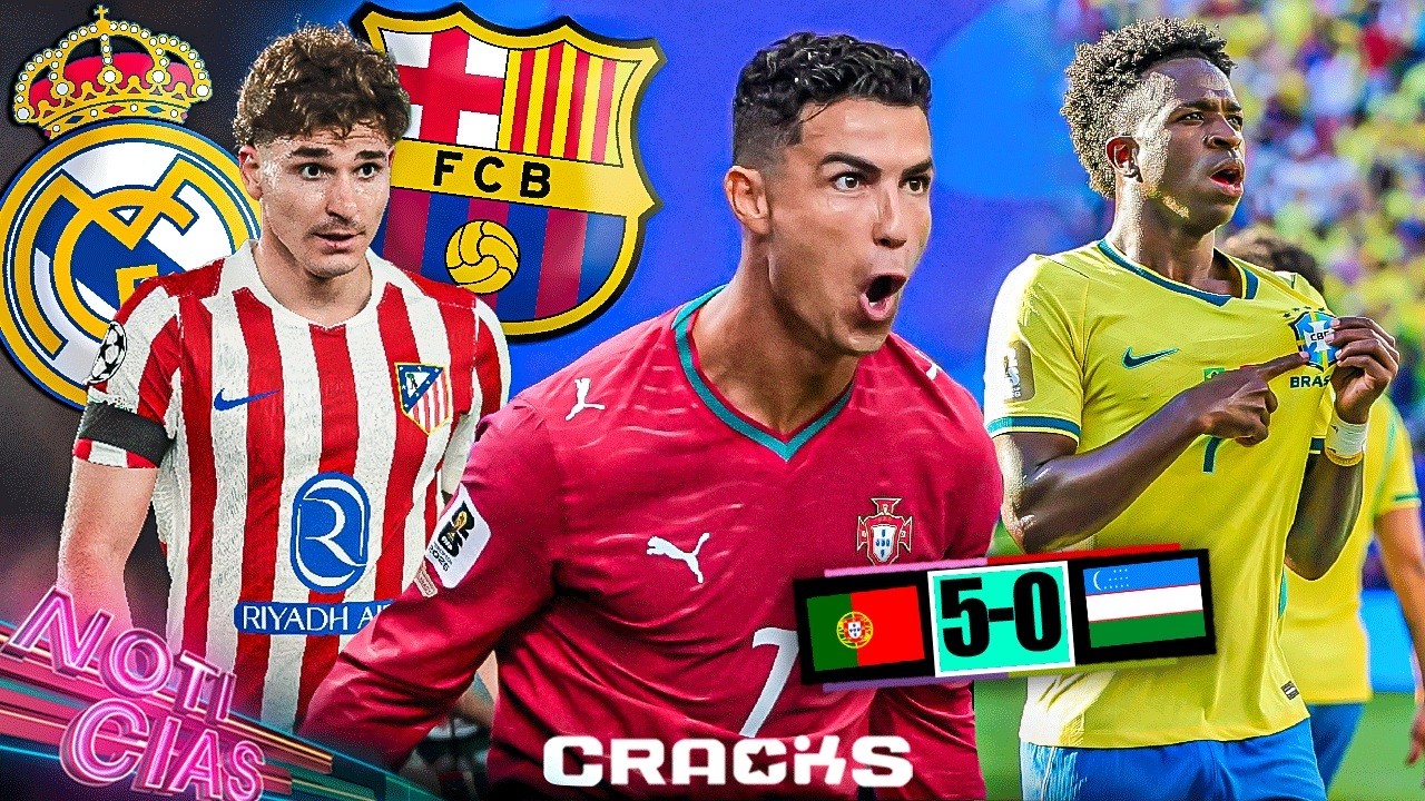 Portugal golea, CR7 hace historia | Barça ‘hace un Nico’ con Julián | Vini “el mejor del Mundial”