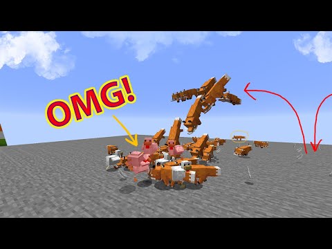 Fox Doing Parkour To Kill Chicken | Minecraft : Fox Vs Chicken