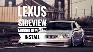 HOW TO REMOVE /INSTALL LEXUS GS SIDE VIEW MIRROR