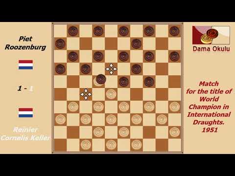 3. Reinier Cornelis Keller - Piet Roozenburg. WK-match 1951.