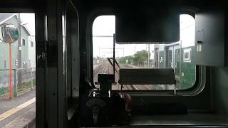 105系SW014編成ラストラン 最後の4.6km！ 田井ノ瀬〜和歌山関前面展望