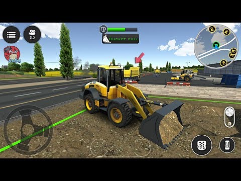 Direksiyonlu Kamyon ve Kepçe Oyunu // Drive Simulator 2 #9 Android Gameplay FHD
