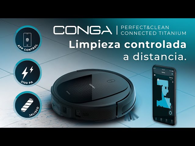 Cecotec Conga Perfect&Clean Connected Titanium Robot Aspirador video