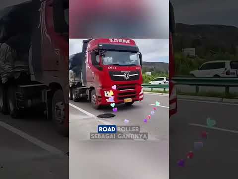 Truk-Truk Ini Sengaja Disuruh Melindas Aspal Panas! 😱