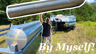 Installing a Third Toon!  Pontoon to Tritoon! 
