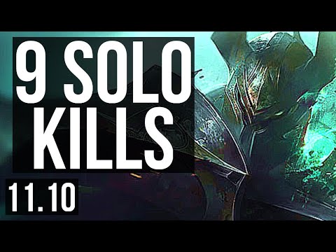 MORDEKAISER vs AATROX (TOP) | 9 solo kills, 1.4M mastery, 300+ games | BR Diamond | v11.10