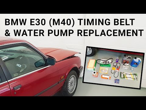 BMW E30 Timing Belt, Water Pump, Thermostat and Major Service Guide | 316i & 318i, M40 Engine