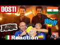 Dosti Full Video RRR  ♬ Reaction and Analysis 🇮🇹Italian And Colombian🇨🇴
