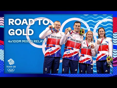 SWIMMING GOLD & NEW WR!!! 🔥 | Mixed 4x100m Medley Relay Team's Road To Gold | Team GB