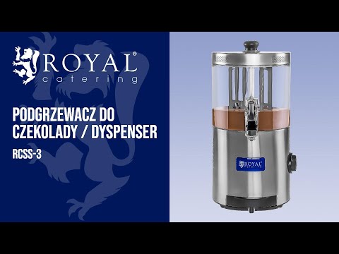 Video - Podgrzewacz do czekolady / dyspenser - 1200W - 3 litry