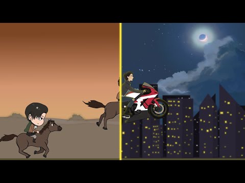 Chibi Attack On Titan Transform to Modern World - Fan Made AOT