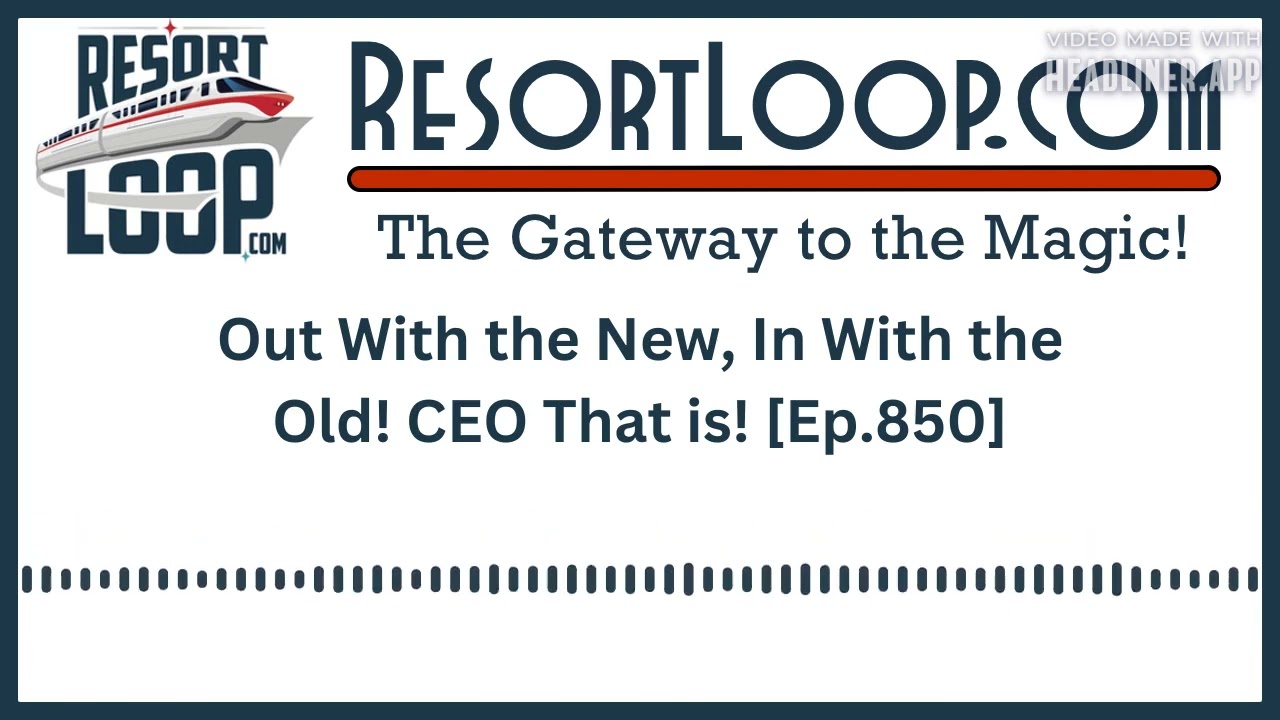 Out With the New, In With the Old! CEO That is! [Ep.850]
