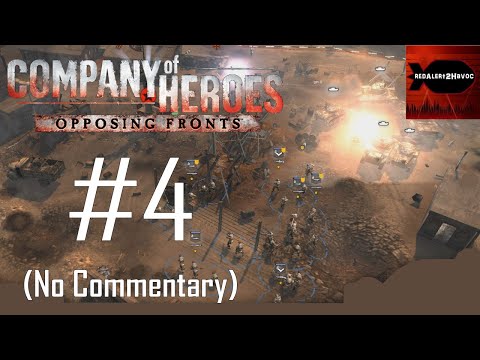 CoH: OF: Liberation of Caen Campaign Playthrough Part 4 (Carpiquet: The Airfield, No Commentary)