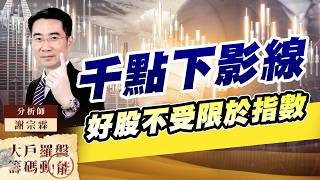 千點下影線好股不受限於指數｜大戶羅盤籌碼動能 ｜謝宗霖 (圖)