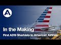 First A319 with Sharklets handed over to American.