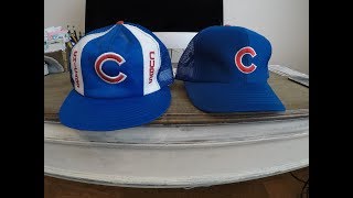 Vintage Chicago Cubs Baseball Caps - Thrift Shop Treasures