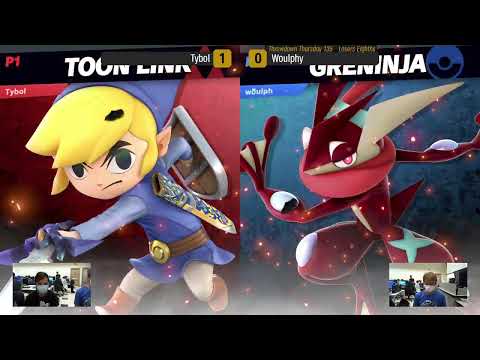 Throwdown Thursday 135 - Losers Eighths - Tybol (Toon Link) vs Woulphy (Greninja/Zero Suit Samus)
