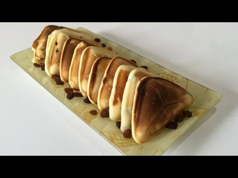 5 min Egg less Vanilla cake triangles | No Oven