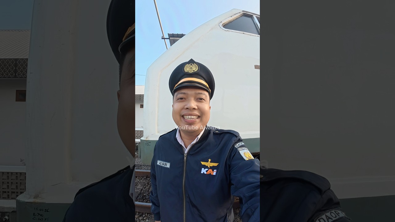 This is the test that must be passed to become a train driver at PT KAI #train #train driver