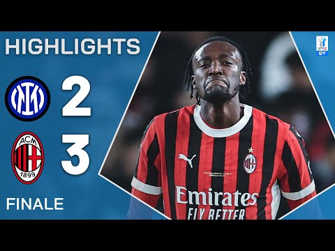 INTER-MILAN 2-3 | HIGHLIGHTS | FINALE | EA SPORTS FC Supercup 2025