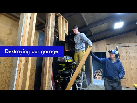 We destroyed storage space to make storage space. Plus, bathroom updates: paint and drawer pulls!
