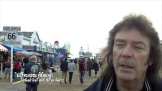 Steve Hackett on Santa Monica Pier - Please Don't Touch Memories