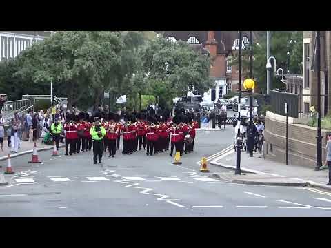 Band of the Scots Guards in Windsor 1 Aug 2023 - "The Glaswegian"