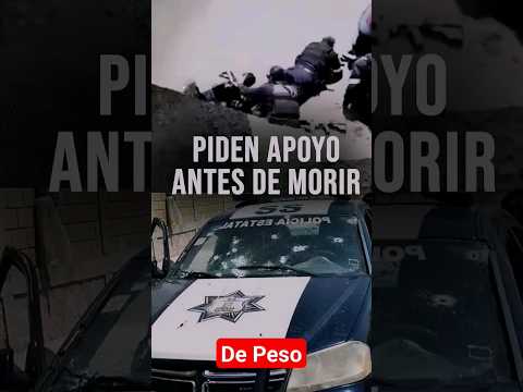 Último audio de policías antes de ser asesinados #México #Shorts