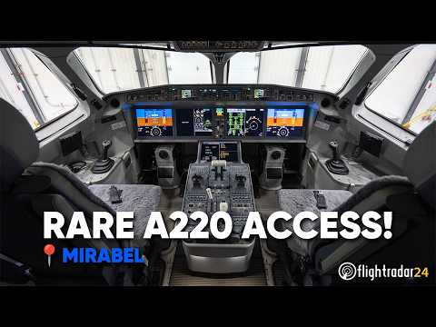 Airbus A220 flight test, paint shop & cabin outfitting!