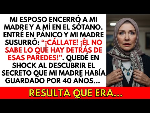 Mi esposo nos encerró en el sótano. Mi mamá susurró: “Él no conoce el secreto tras esas paredes”...