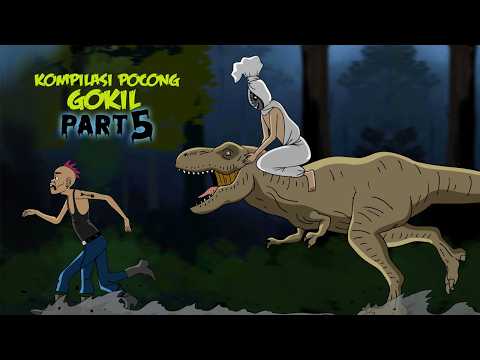 Kompilasi Kartun Hantu Lucu Pocong Tergokil - Part 5