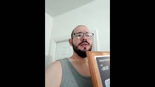 Customer Video Review for 10.5” x 13” Laser Metal Plaque In Black With Silver Metal