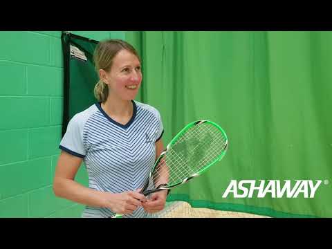 When Ashaway met Alison Waters (using the Ashaway Powerkill 115 squash racket for 2019/20)