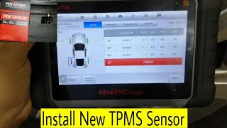 how to change/program a new Tire pressure Sensor/ infinite QX56
