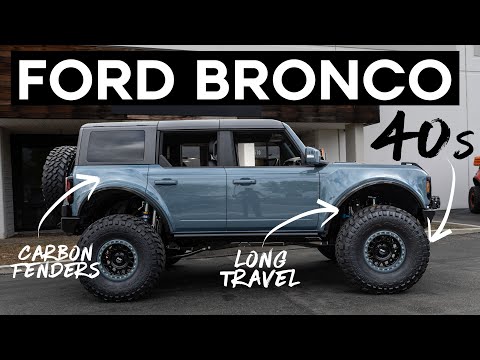 Ultimate Area 51 Ford Bronco Build | 40's, Long Travel, Carbon Wide Body