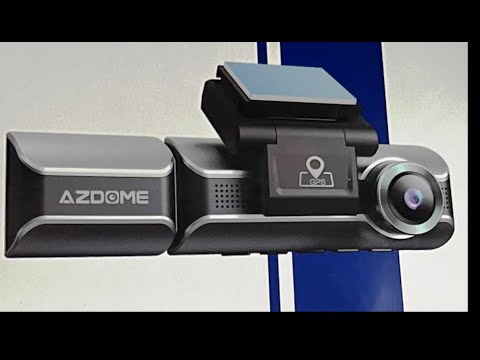 Три в одном, видеорегистратор AZDOME M550, 4K + 1080P