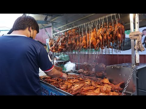 Tola Grill & Testy Meat @Phsa Kandal - Amazing Evening Street Food Near Wat Ounaloam