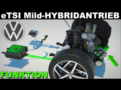 This is how the VW eTSI works ⚙️🔋 Volkswagen mild-hybrid drive system: structure & function expla...