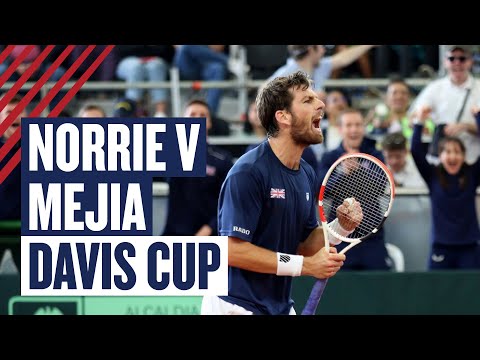 Highlights - Cam Norrie vs Nicolás Mejía | Great Britain vs Colombia | Davis Cup Qualifiers 2023