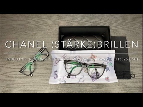 Chanel Brillen (mit Sehstärke) CH3394 C.622 & CH3325 C.501 - Unboxing, Langzeit-Review & Vergleich