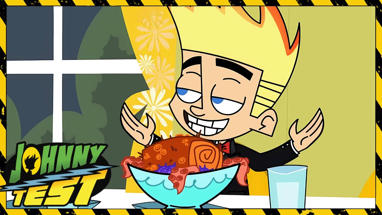 Meu Jantar com Johnny | Johnny Test | Desenho animado para crianças