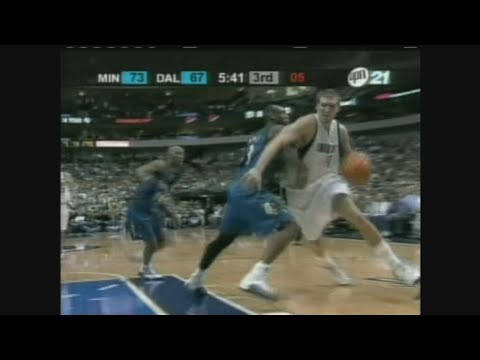 Dirk Nowitzki 31 Points 4 Ast Vs. Timberwolves, 2003-04.