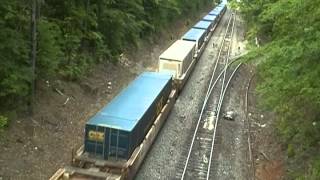 preview picture of video 'CSX Q042-11 Cartersville, GA May 12, 2012'