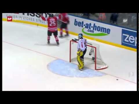 Morris Trachsler's own goal (Canada - Switzerland) IIHF WC