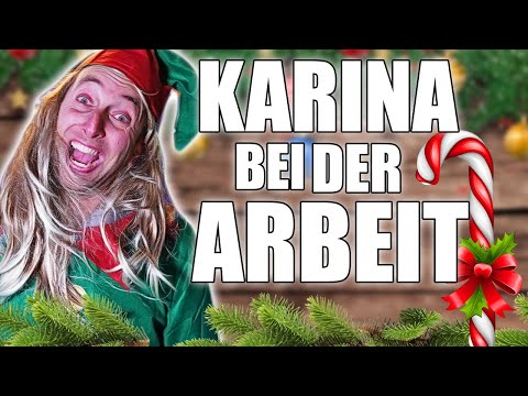 Karina bei der Arbeit - Helferin vom Weihnachtsmann