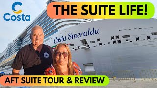 Costa Smeralda Cruise Ship - Aft Suite 9311 - Review and Tour
