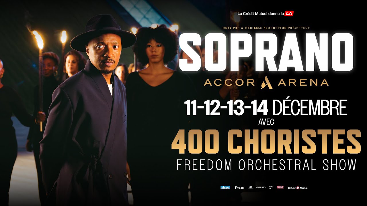 Miniature de la vidéo Soprano - Freedom Orchestral Show [11 au 14 Décembre à l'Accor Arena] du film Soprano à l'Accor Arena