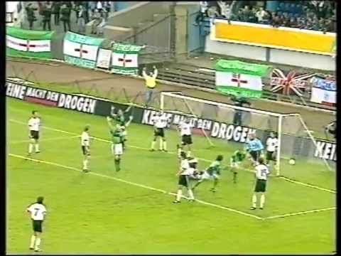 Northern Ireland 1 - 1  Germany (29/05/1996) - George O'Boyle's Goal