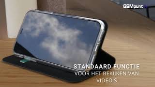 Dux Ducis Premium Book Case Honor 9 Hoesje met Kaarthouder Goud Hoesjes