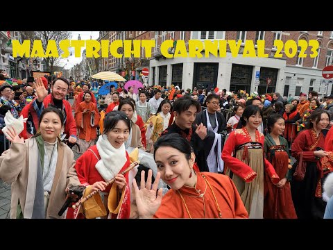 Best winter carnival I 've ever seen. Maastricht carnival 2023. . Party starts in Maastricht, part-2